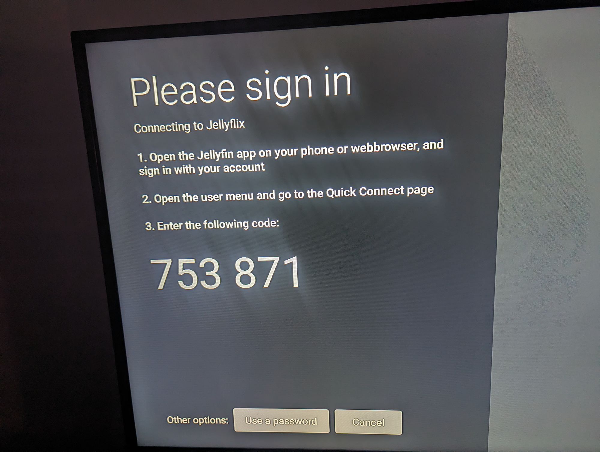 JF Quick Login
