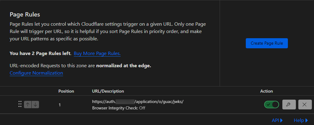 Page Rules Images