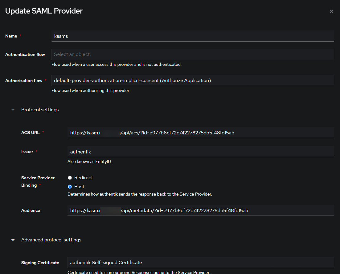authentik Config